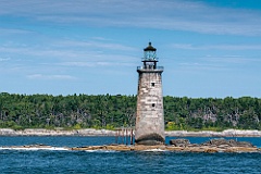 Ram Island Ledge Lighthouse Tower in Maine